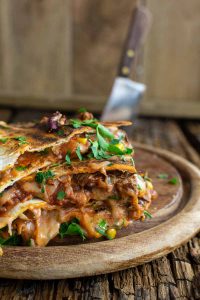 Chili con Carne quesadillas