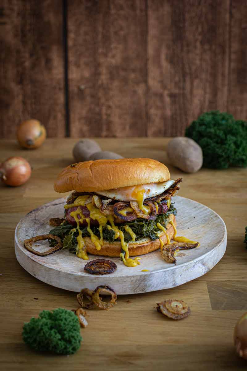 Grünkohl Burger – Dein winterliches Burger Rezept