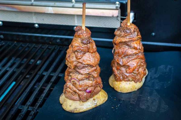 Döner - Spieß vom Grill