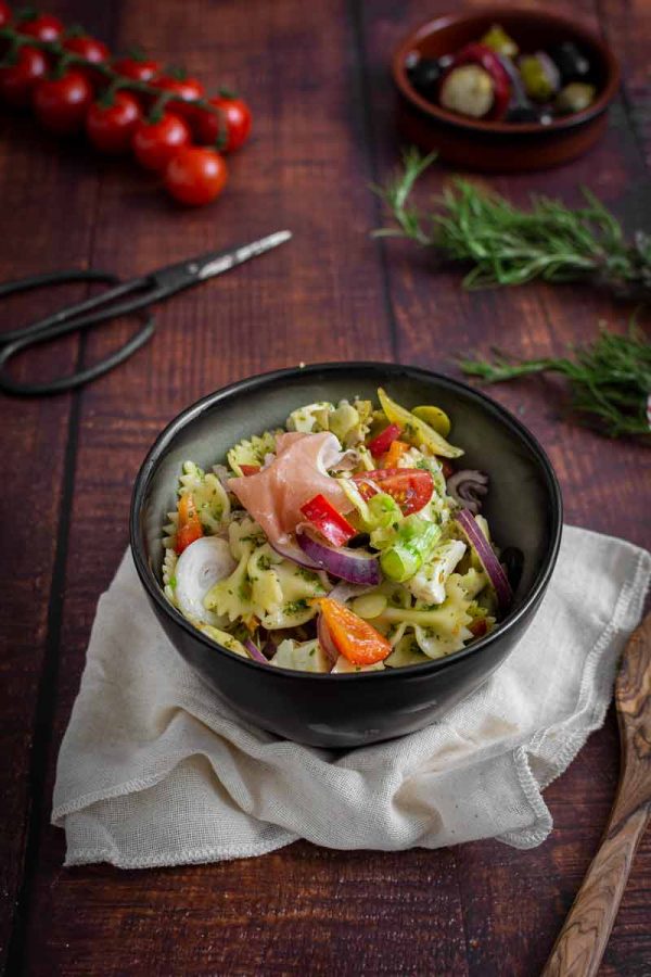 Gefüllte Conchiglioni mit Pilzen