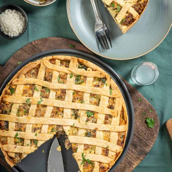 Griechische Hackfleisch Quiche