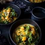 Mein Rezept für ein Grünkohl Curry mit Steckrüben
