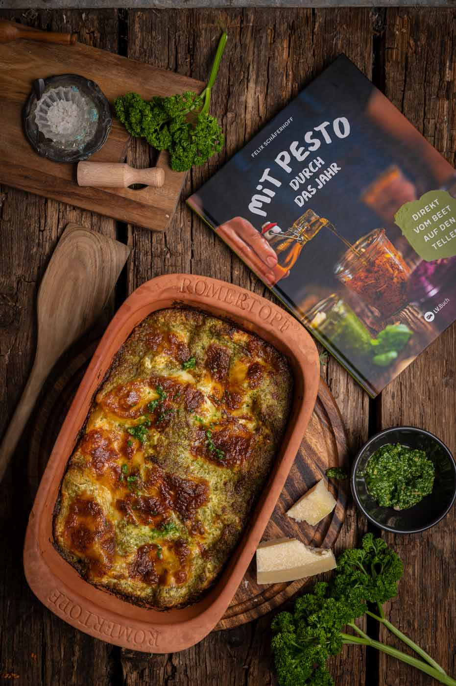 Rezept für Lasagne al Pesto mit Petersilienpesto