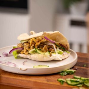 Veganes Gyros aus Austernpilzen selber machen Rezept