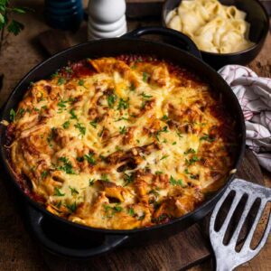 Pfannenlasagne – Einfaches One Pot Lasagne Rezept aus der Pfanne