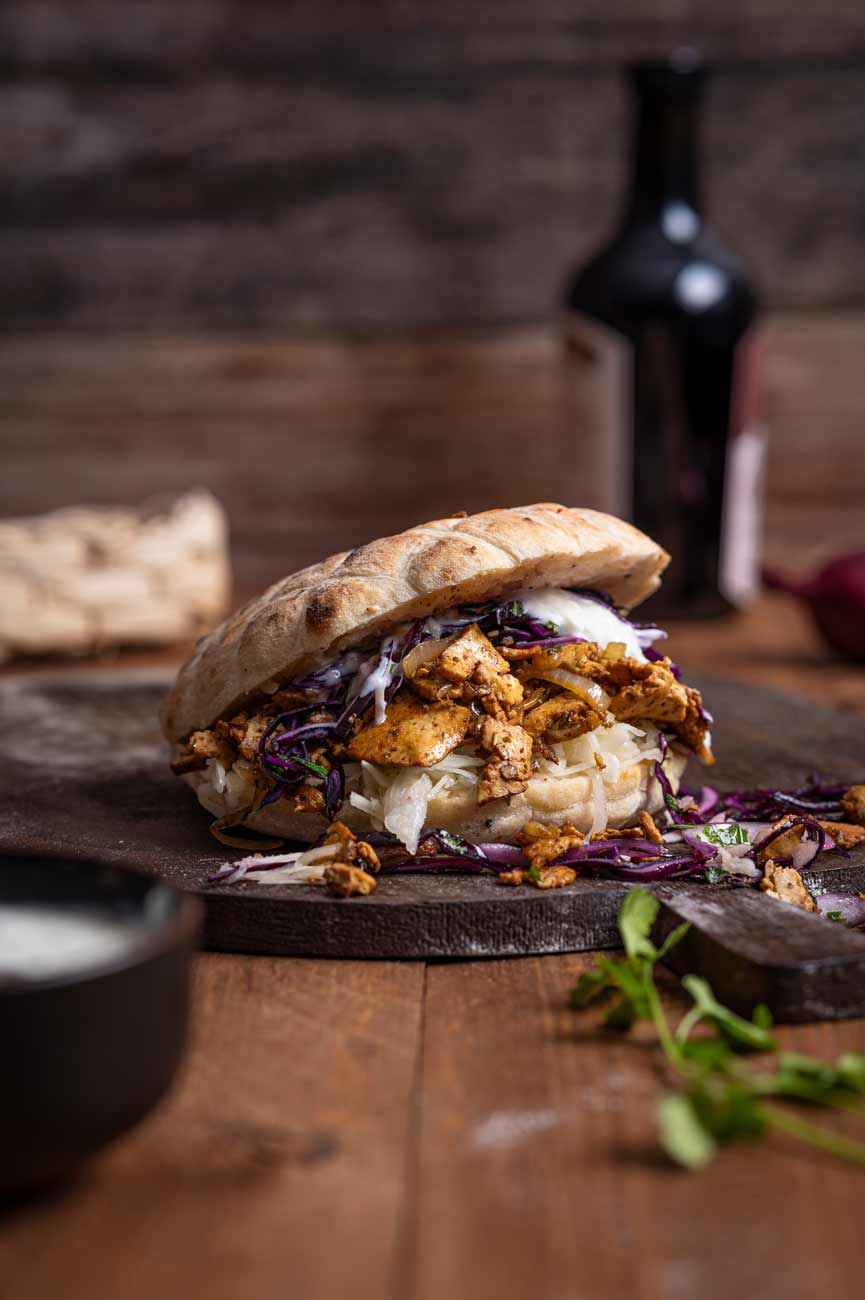 Veganer Döner – Einfaches Rezept mit Räuchertofu zum Selbermachen