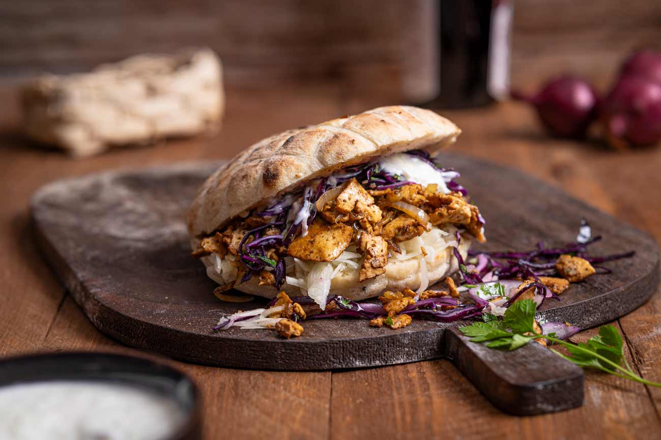 Veganer Döner – Einfaches Rezept mit Räuchertofu zum Selbermachen
