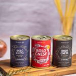 Verschiedene 3Foodies Bolognese Sorten nebeneinander – Traditionell, Wagyu und Gemüse-Variante im Test