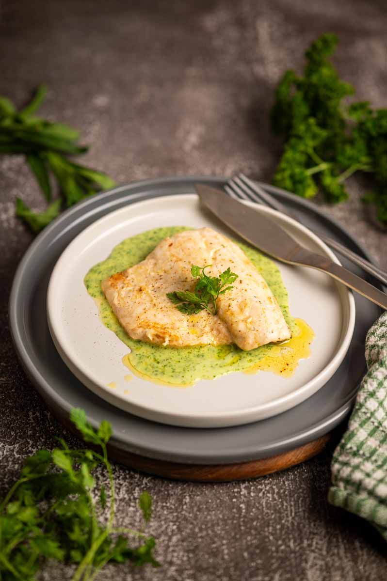 Kräuter Velouté Rezept – klassische Velouté Sauce einfach erklärt