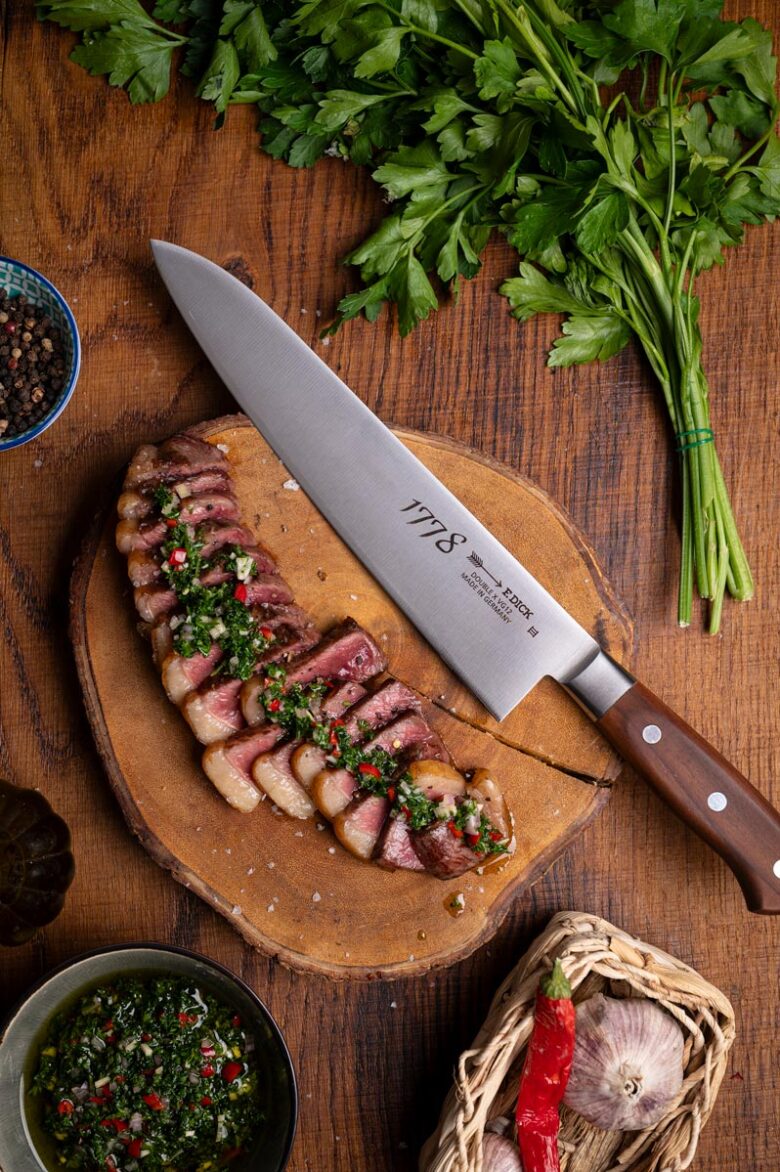 Chimichurri Kräutersauce zu Steak und Grillfleisch