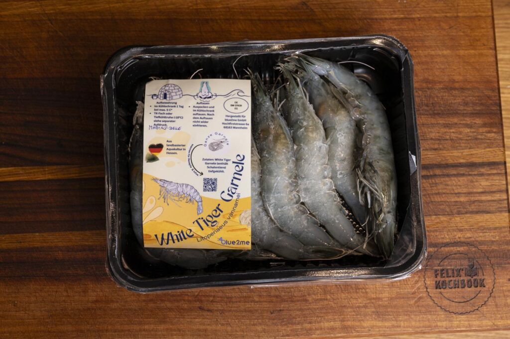 White Tiger Garnelen von Blue2Me für Surf and Turf Rezept