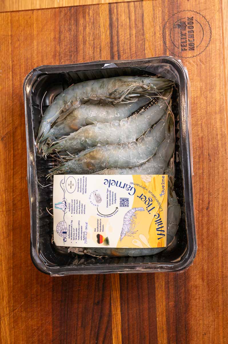 Tiefgekühlte Garnelen von Blue2Me – nachhaltiges Seafood mit Rabattcode Felix